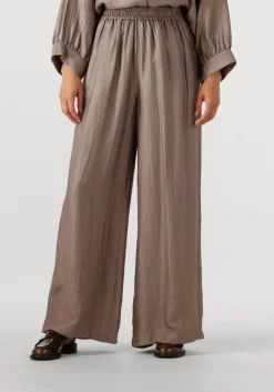 KNIT-TED wijde broek noa taupe Outlet