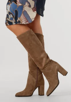 LINA LOCCHI hoge laarzen ar 140 taupe Sale