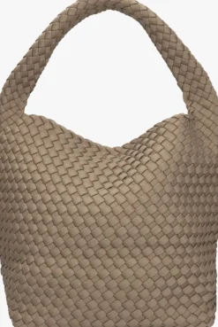 MARREA schoudertas bucket taupe New