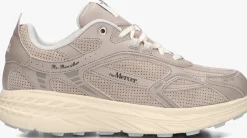MERCER AMSTERDAM lage sneakers the re-run max perforated taupe Clearance