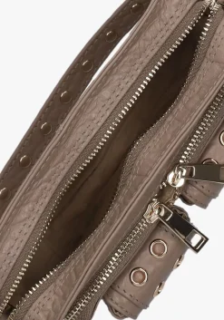NÚNOO núnoo schoudertas helena eyelet taupe