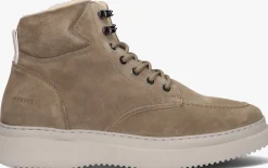 NUBIKK hoge sneakers jonah polar fur taupe Online