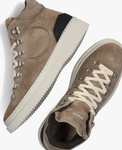 NUBIKK hoge sneakers jonah aztec taupe Outlet