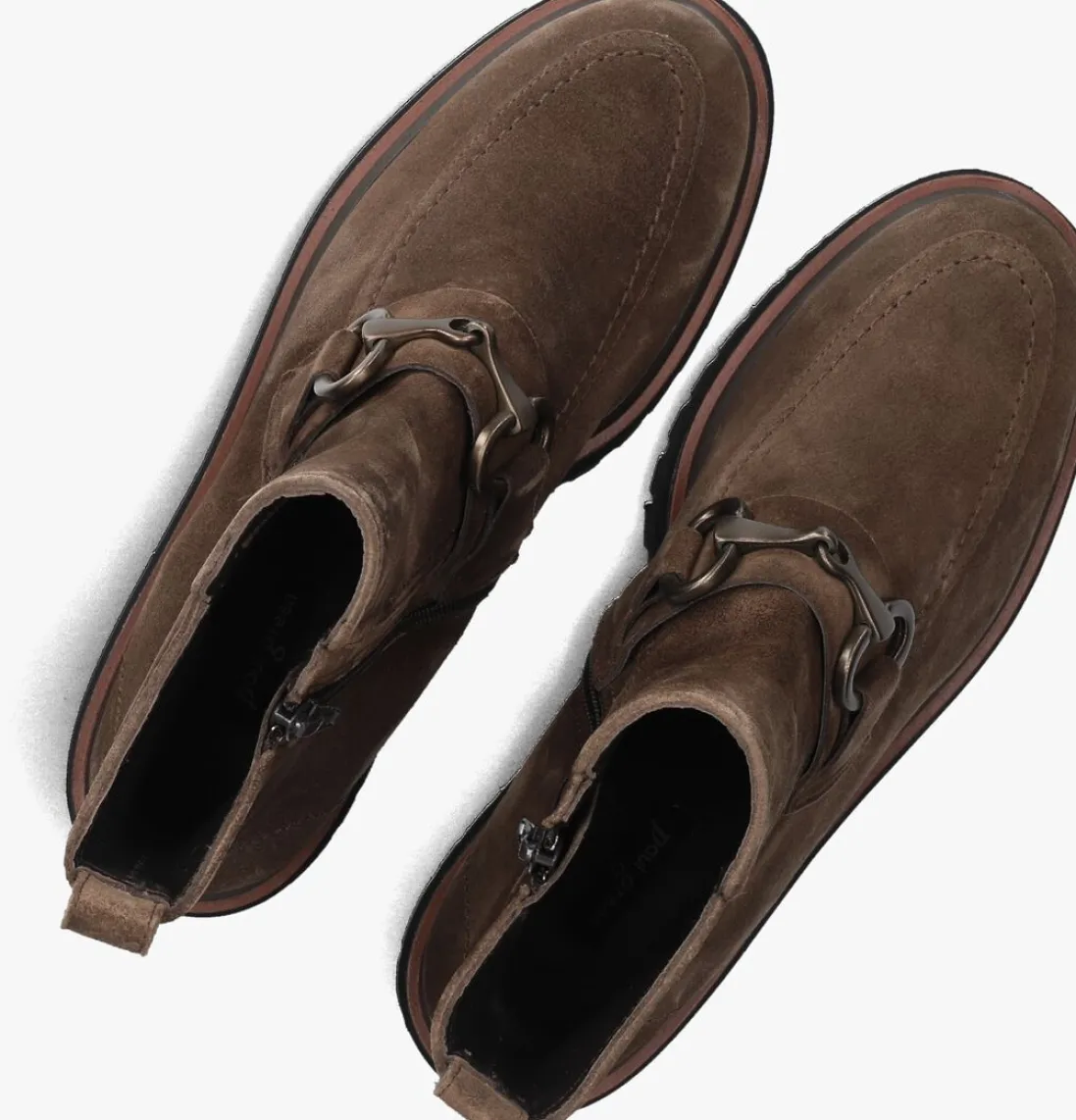 PAUL GREEN enkelboots 8024 taupe Outlet