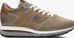 PHILIPPE MODEL lage sneakers tropez haute low man taupe Outlet