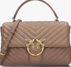 PINKO schoudertas love lady puff taupe