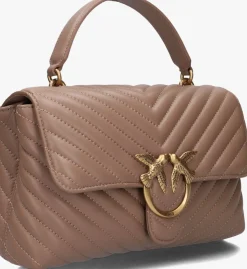 PINKO schoudertas love lady puff taupe