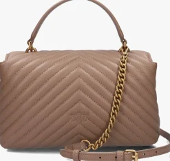 PINKO schoudertas love lady puff taupe