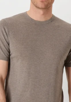 PROFUOMO t-shirt t-shirt crew neck ss taupe Hot