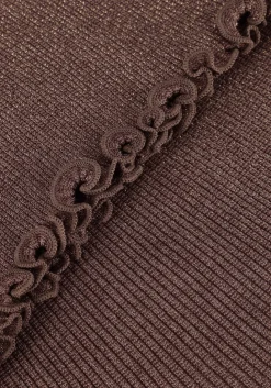 ROSEMUNDE top boston turtleneck w/ lurex taupe New