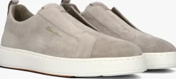 SANTONI lage sneakers 21959 taupe Discount