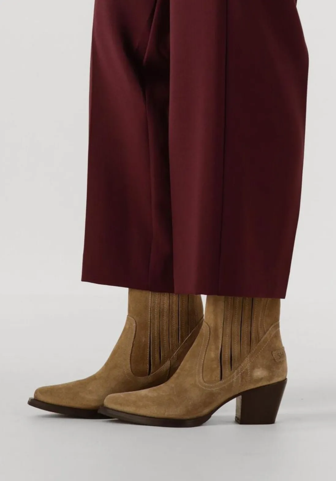 SHABBIES enkellaarsjes jaymie shelly taupe Online