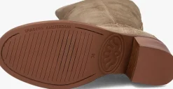SHABBIES hoge laarzen puk tuba taupe Discount