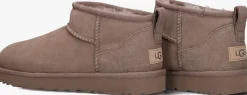 UGG vachtlaarzen w classic ultra mini taupe New
