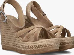 UNISA sandalen met hak munjal taupe Discount