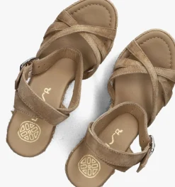 UNISA sandalen met hak munjal taupe Discount