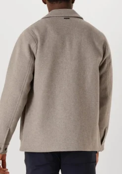 WOOLRICH jack wool chore coat taupe Hot