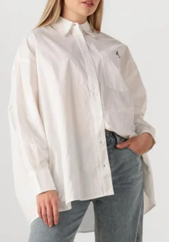 ALIX THE LABEL te blouses ladies woven oversized poplin blouse wit Discount