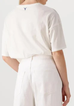 ALIX THE LABEL te t-shirt ladies knitted the label t-shirt wit Discount