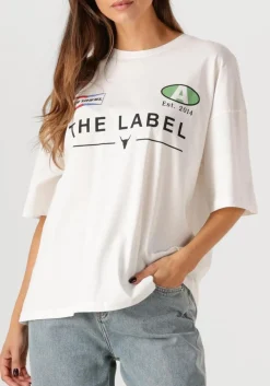 ALIX THE LABEL te t-shirt ladies knitted racer t-shirt wit Discount