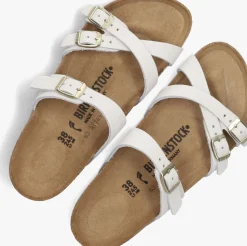 BIRKENSTOCK te slippers franca wit Sale