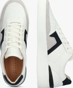 BLACKSTONE te lage sneakers marble colton wit