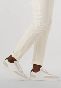 BLACKSTONE te lage sneakers slate harper perf wit Clearance