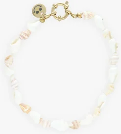 BONNIE STUDIOS te sieraad shell bracelet wit