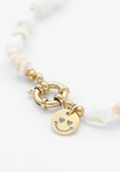 BONNIE STUDIOS te sieraad shell bracelet wit