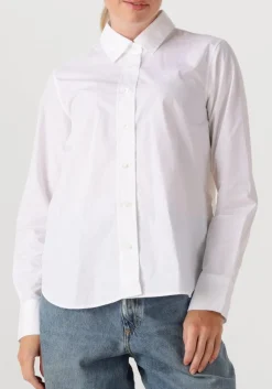 CLOSED te blouses classic shirt h strap wit Discount