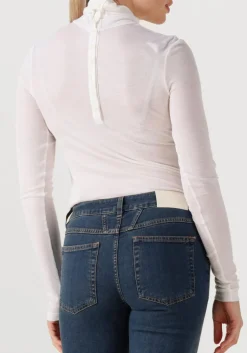 CLOSED te top high neck longsleeve wit Discount