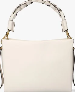 COCCINELLE te schoudertas boheme grana double wit New