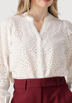 CO'COUTURE te blouses gisellecc anglaise v-shirt wit Outlet
