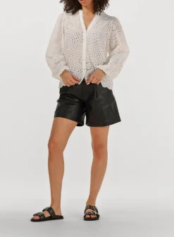 CO'COUTURE te blouses gisellecc anglaise v-shirt wit Outlet