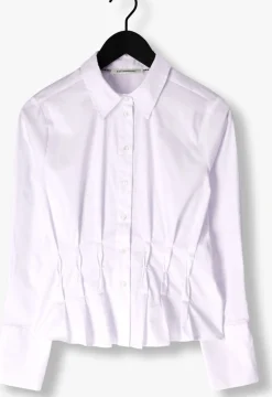 CO'COUTURE te blouses poppy pleat waist wit Clearance