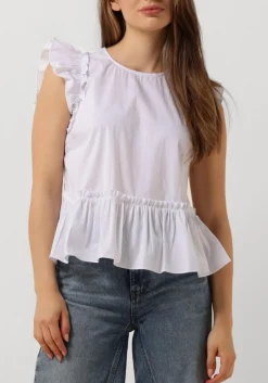 CO'COUTURE te top ellie frill top wit Online