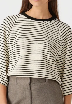 CO'COUTURE te t-shirt erincc stripe tee wit New