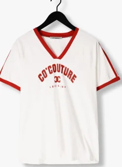 CO'COUTURE te t-shirt siaracc oversize sporty v-tee wit Online