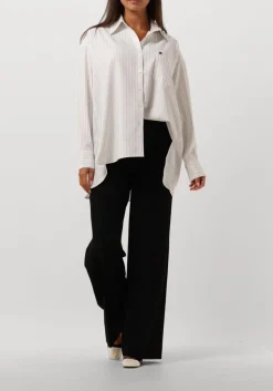 DANTE6 te blouses krijtstreep oversized blouse wit Best