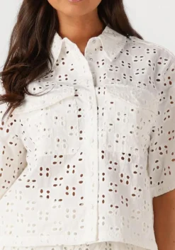 DANTE6 te blouses toddy broderie anglaise shirt wit Hot