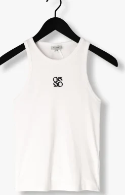 DANTE6 te top monogram logo tank top wit Outlet