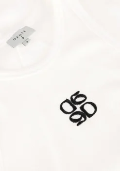 DANTE6 te top monogram logo tank top wit Outlet