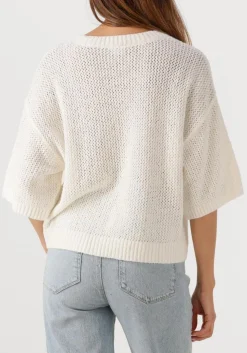 DANTE6 te top yoko ajour knitted sweater wit Outlet