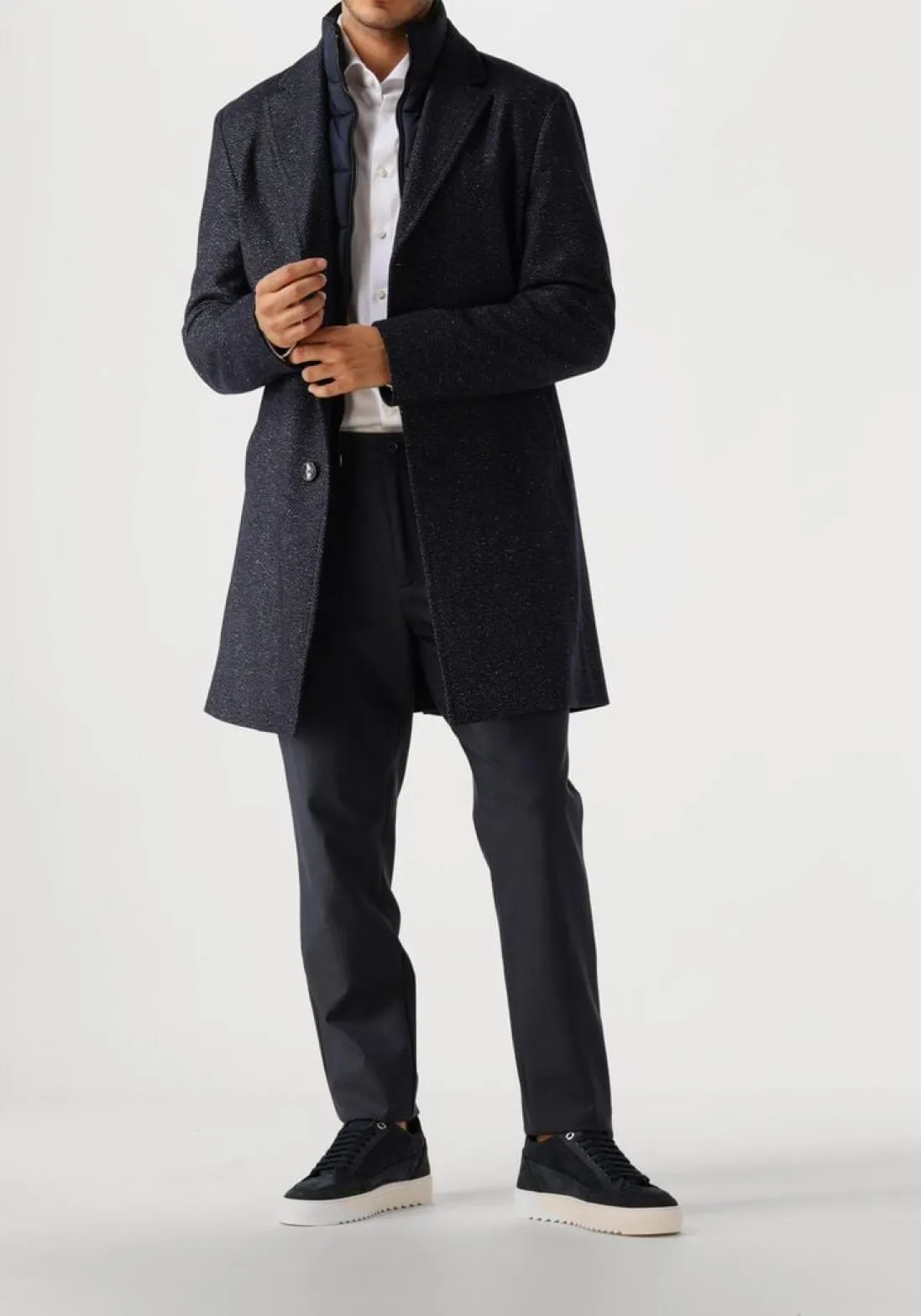 DESOTO LUXURY te klassiek overhemd luxury hai 1/1 wit