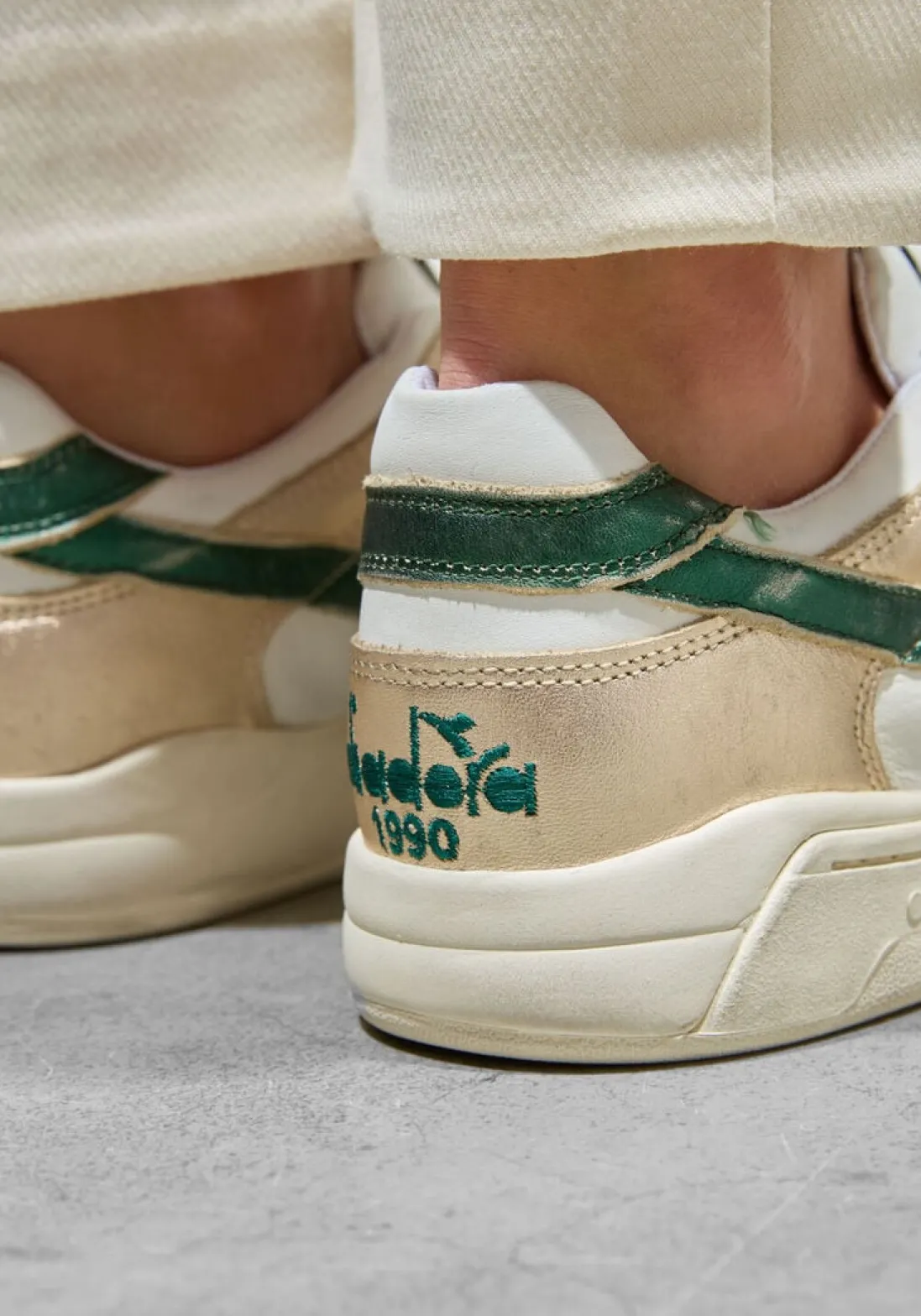 DIADORA HERITAGE te lage sneakers b.560 metal mix wn wit Best