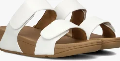 FITFLOP te slippers lulu adjustable shimmerlux sides wit Hot
