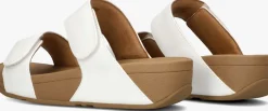 FITFLOP te slippers lulu adjustable shimmerlux sides wit Hot