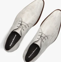 FLORIS VAN BOMMEL te nette schoenen sfm-30336 de stapper wit