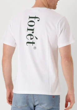 FORÉT te forét t-shirt ocean t-shirt wit Outlet