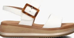 GABOR te platte sandalen 744 wit